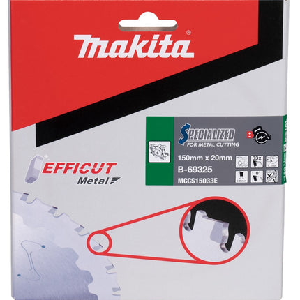 Makita HM Zaagblad 150X20 33T Ffcut Cirkelzaagblad Staal – B-69325