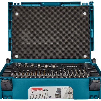 Makita BOOR-/bitset 65-Delig SDS+ Boor/schroefbitset SDS-PLUS Mbox – B-69478