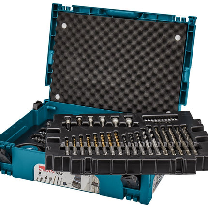 Makita BOOR-/bitset 65-Delig SDS+ Boor/schroefbitset SDS-PLUS Mbox – B-69478
