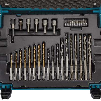 Makita BOOR-/bitset 65-Delig SDS+ Boor/schroefbitset SDS-PLUS Mbox – B-69478