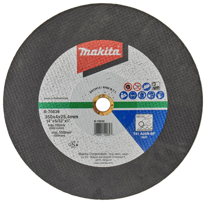 Makita Doorslijpschijf 350X4,0X25,4mm Staal – B-70839