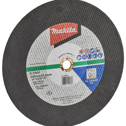 Makita Doorslijpschijf 350X4,0X25,4mm Staal – B-70839