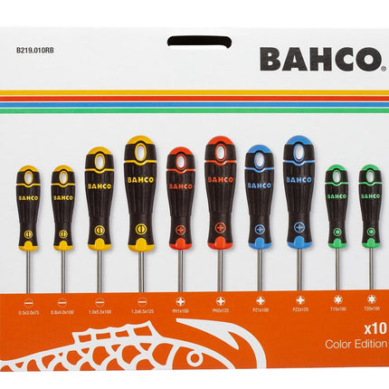 Bahco Schroevendraaierset Gekleurd 10DLGBAHCO – B219.010RB