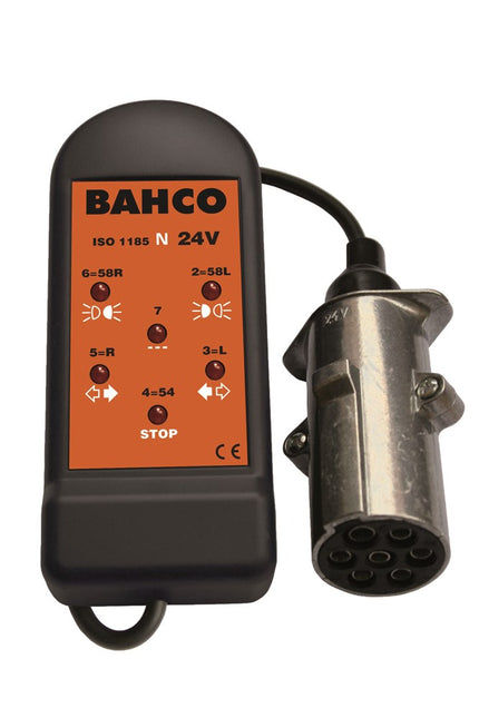 BAHCO STOPCONTACTTESTER 24V 7 PIN N
