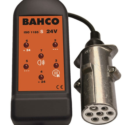 BAHCO STOPCONTACTTESTER 24V 7 PIN S