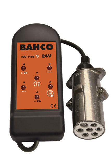 BAHCO STOPCONTACTTESTER 24V 7 PIN S