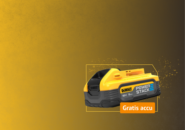 <h2>DEWALT SLA JE SLAG<br/>ACCU ACTIE</h2>