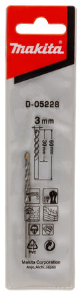 Makita Steenboor 3X60mm – D-05228
