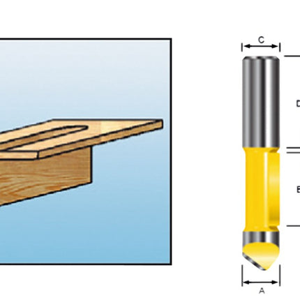 Makita Boorfrees 6X19,05 S6 – D-09335