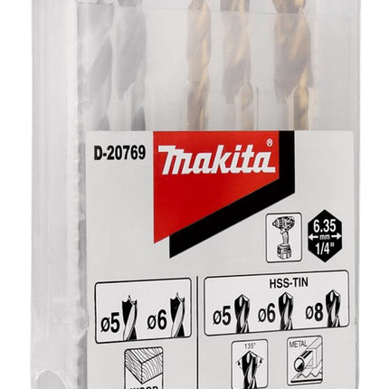 Makita Borenset 1/4" Vorm E – D-20769