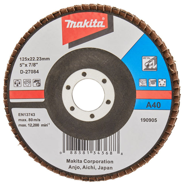 Makita Lamellenschijf 125mm A40 Lamellenschuurschijf – D-27084