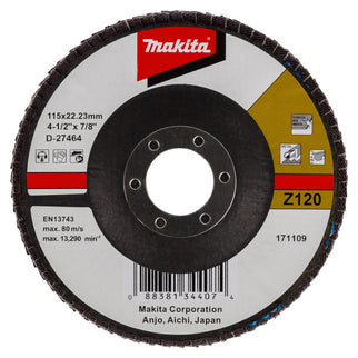 Makita Lamellenschuursch. 115X22 K120 Lamellenschuurschijf – D-27464