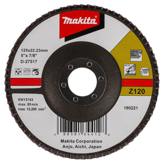 Makita Lamellenschuursch. 125X22 K120 Lamellenschuurschijf – D-27517