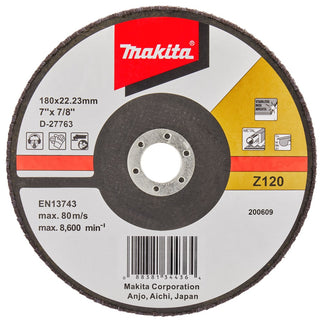 Makita Lamellenschijf 180mm Z120 SCHUURSCH.180X22mm K120 Uni-FZ – D-27763
