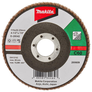 Makita Lamellenschijf 115mm C60 SCHUURSCH.115X22mm K60 SC-F – D-28042