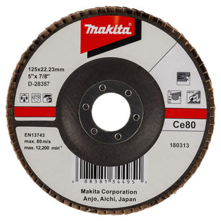 Makita Lamellenschuursch. 125X22 K80 Lamellenschuurschijf – D-28357