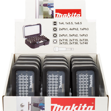 Makita DISPLAY 12 BITSET 31DLG A