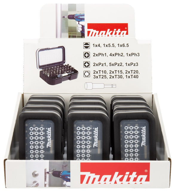 Makita DISPLAY 12 BITSET 31DLG A