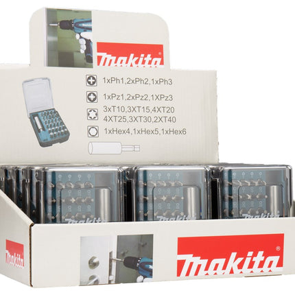 Makita Display 12 stuks Bitset 31-Delig – D-34936-12