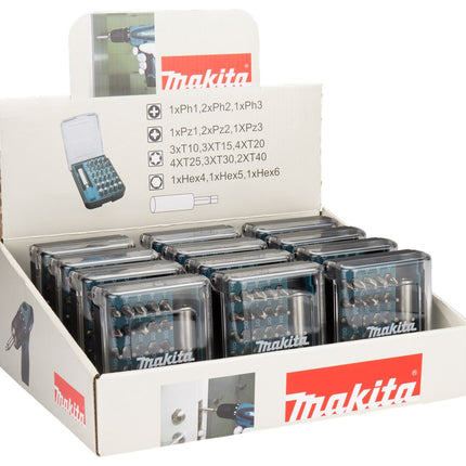 Makita Display 12 stuks Bitset 31-Delig – D-34936-12