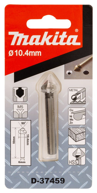 Makita Verzinkboor 10,4 X 50mm 3-CUT – D-37459