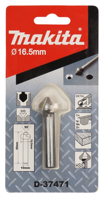 Makita Verzinkboor 16,5 X 60mm 3-CUT – D-37471