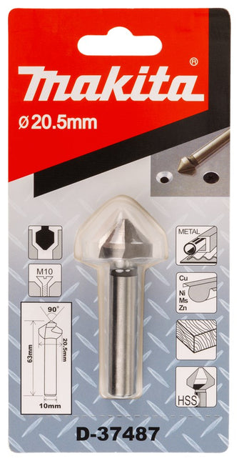Makita Verzinkboor 20,5 X 63mm 3-CUT – D-37487