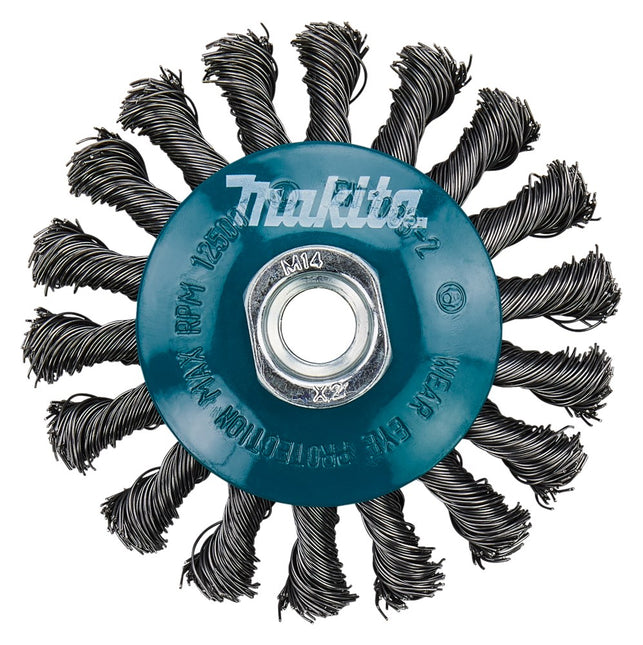 Makita Kegelborstel M14X100mm Knot – D-39861