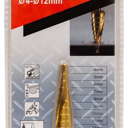 Makita Trappenboor 9 Traps 4-12mm – D-40179
