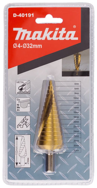 Makita Trappenboor 15 Traps 4-32mm – D-40191