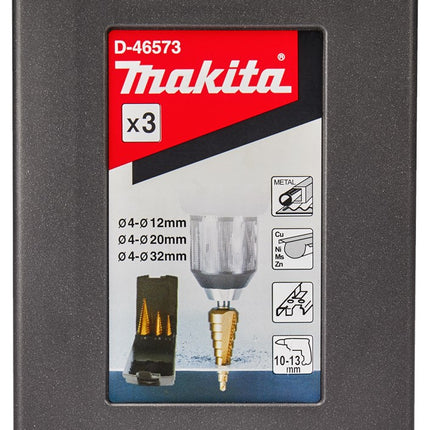 Makita TRAPPENBOORSET 3-DELIG