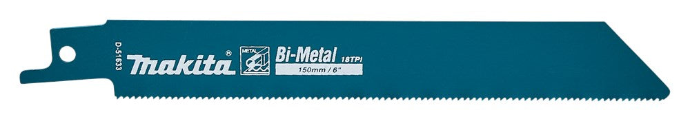 Makita Reciprozaagblad Metaal Rec.zaagbl Bi-M 152X19X0,9 1,4 – D-51633