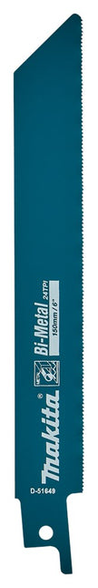 Makita Reciprozaagblad Metaal Rec.zaagbl Bi-M 152X19X0,9 1,1 – D-51649