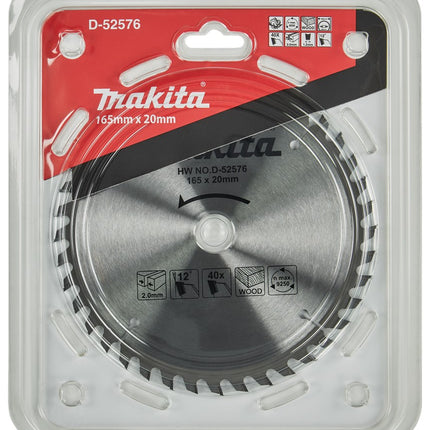 Makita HM Zaagbl 165X20X2 T40 – D-52576