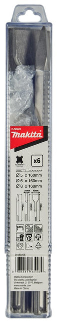 Makita B2S: BETONBOOR-/BEITELSET 6-DELIG