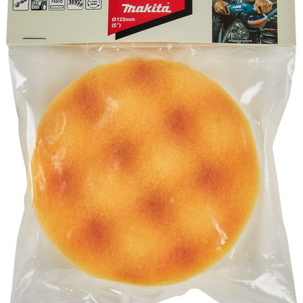 Makita Spons Oranje Zacht Grof 125mm – D-62608