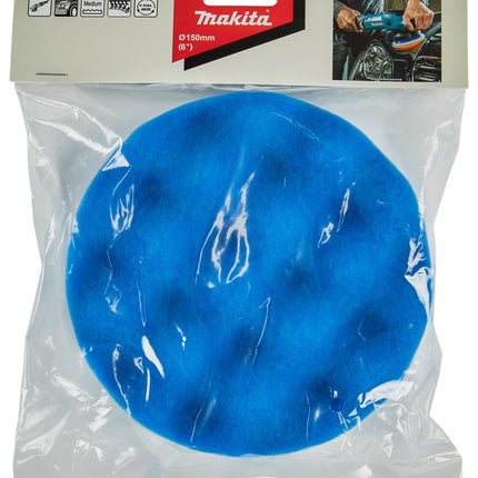Makita Spons Blauw Zacht Medium 150mm – D-62642