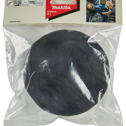 Makita Spons Zwart Zacht Fijn 100mm – D-62658
