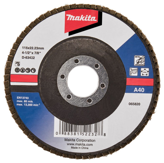 Makita Lamellenschijf 115mm A40 Lamellensch. 115X22mm 10st – D-63432-10