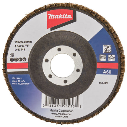 Makita Lamellenschijf 115mm A60 – D-63448