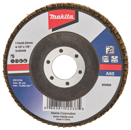 Makita Lamellenschijf 115mm A60 – D-63448
