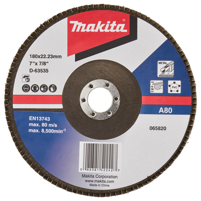 Makita Lamellenschijf 180mm A80 Lamellensch. 180X22mm 10st – D-63535-10