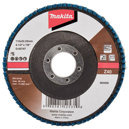 Makita Lamellenschijf 115mm Z40 Lamellensch. 115X22mm 10st – D-63747-10
