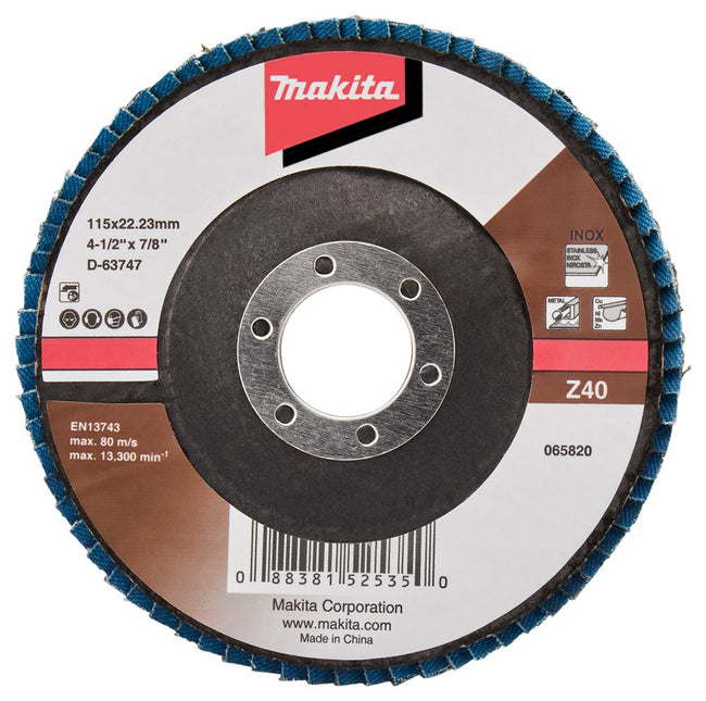 Makita Lamellenschijf 115mm Z40 Lamellensch. 115X22mm 10st – D-63747-10