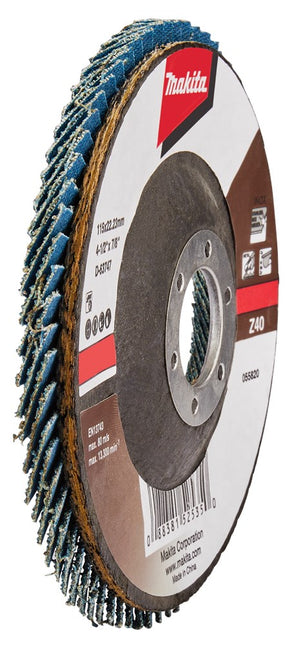 Makita Lamellenschijf 115mm Z40 SCHUURSCH.115X22mm K40 Uni-ZE – D-63747