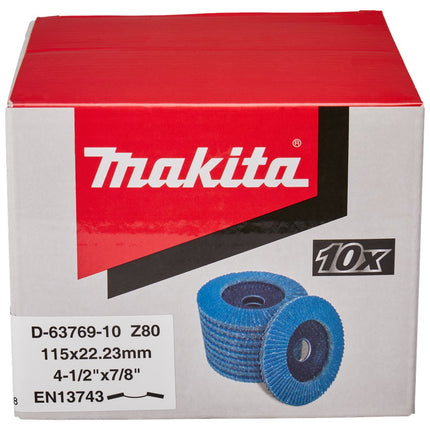 Makita Lamellenschijf 115mm Z80 Lamellensch. 115X22mm 10st – D-63769-10