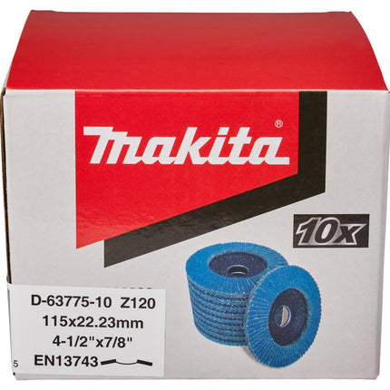 Makita Lamellenschijf 115mm Z120 Lamellensch. 115X22mm 10S – D-63775-10