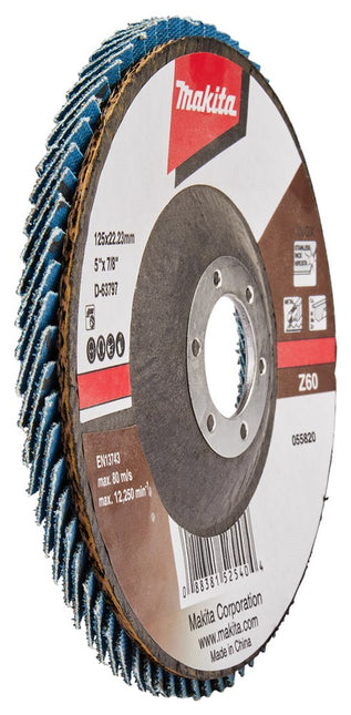 Makita Lamellenschijf 125mm Z60 SCHUURSCH.125X22mm K60 Uni-ZE – D-63797