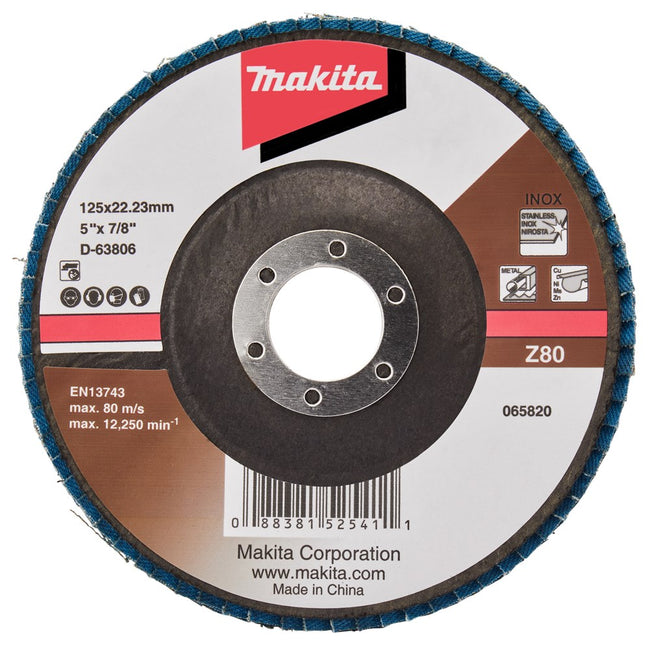 Makita Lamellenschijf 125mm Z80 Lamellensch. 125X22mm 10st – D-63806-10