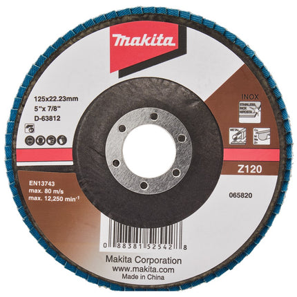 Makita Lamellenschijf 125mm Z120 Lamellensch. 125X22mm 10S – D-63812-10